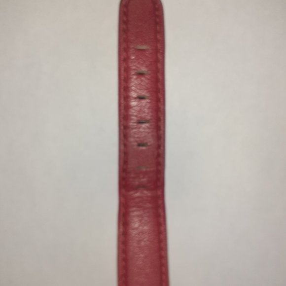 LOCMAN NUOVO-Aluminum Case Quartz Watch-Red Dial/Strap-R.E.F.015-Excellent - Picture 4 of 7